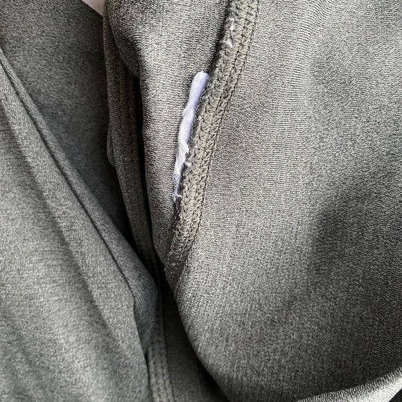 Adidas Women’s Climalite 3 Stripe Leggings High Rise Stretch Size Small Gray - Picture 7 of 7